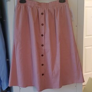 Button down skirt